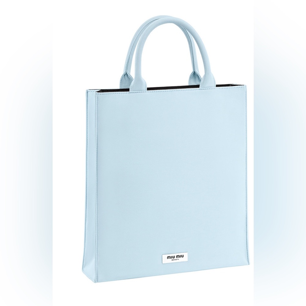 Chic Sky Blue Tote Bag